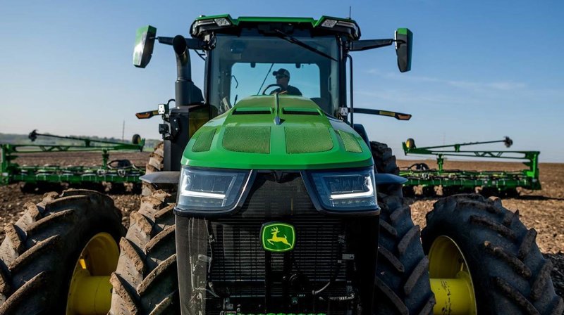 Тракторы с 4-х осевым John Deere 8R 340 99048