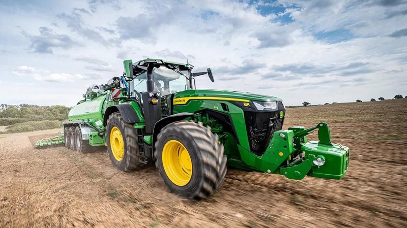 Тракторы с 4-х осевым John Deere 8R 410 100770