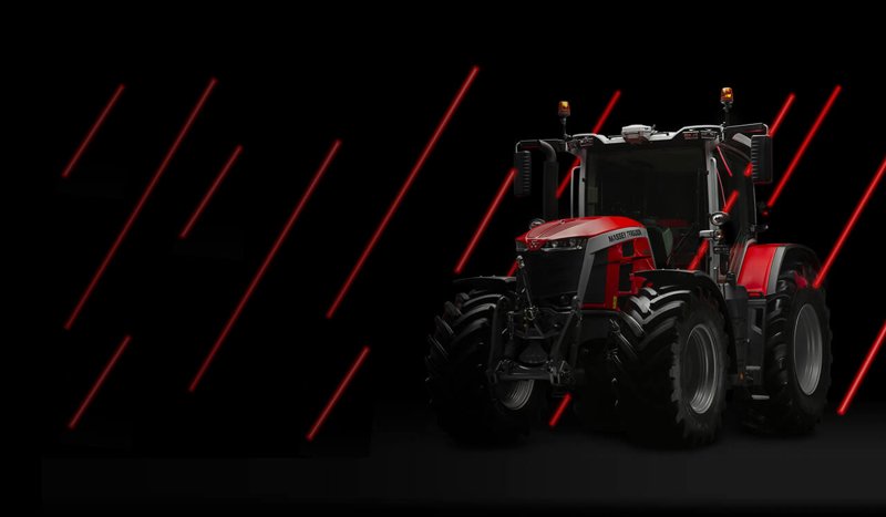 Тракторы с 4-х осевым Massey Ferguson MF 8S.245 50386