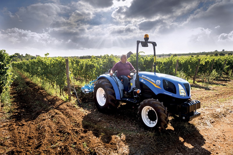Тракторы с 4-х осевым New Holland T3.75 F 99103