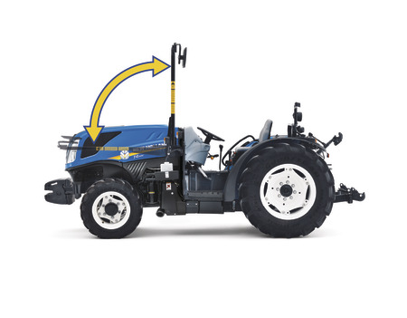 Тракторы с 4-х осевым New Holland T4.110 V 107800