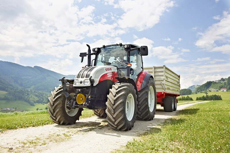Тракторы с 4-х осевым Steyr 4095 Kompakt HILO 51242