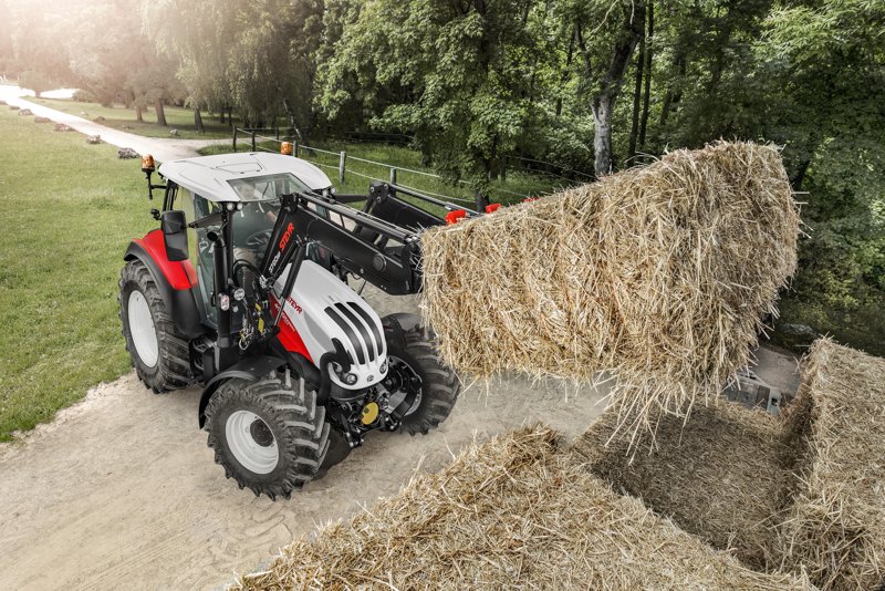 Тракторы с 4-х осевым Steyr 4100 Expert CVT 51215