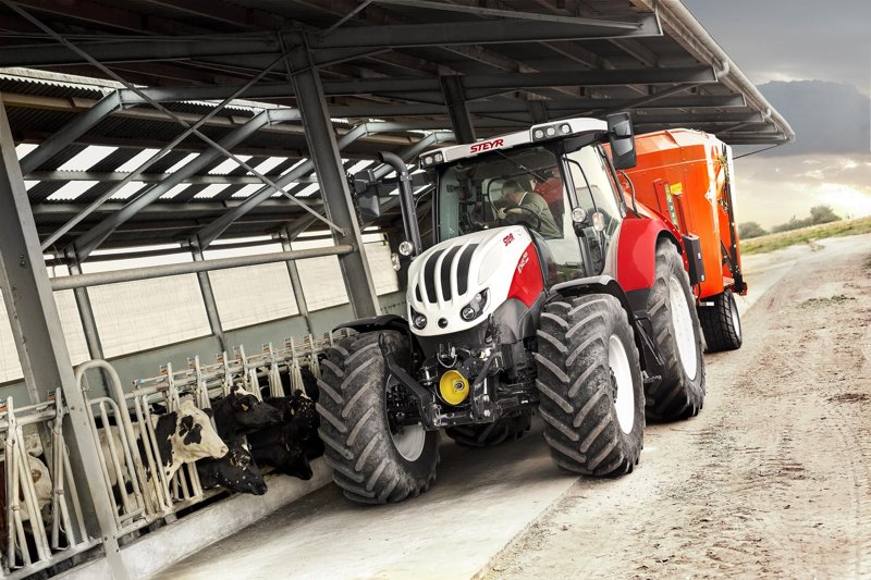 Тракторы с 4-х осевым Steyr 4115 Profi Komfort 103343