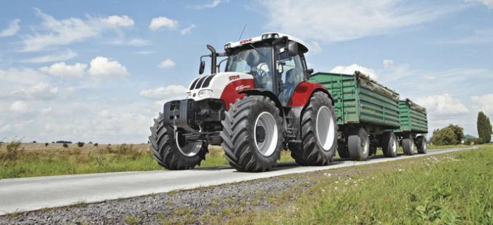 Тракторы с 4-х осевым Steyr 6125 Profi Komfort 102485
