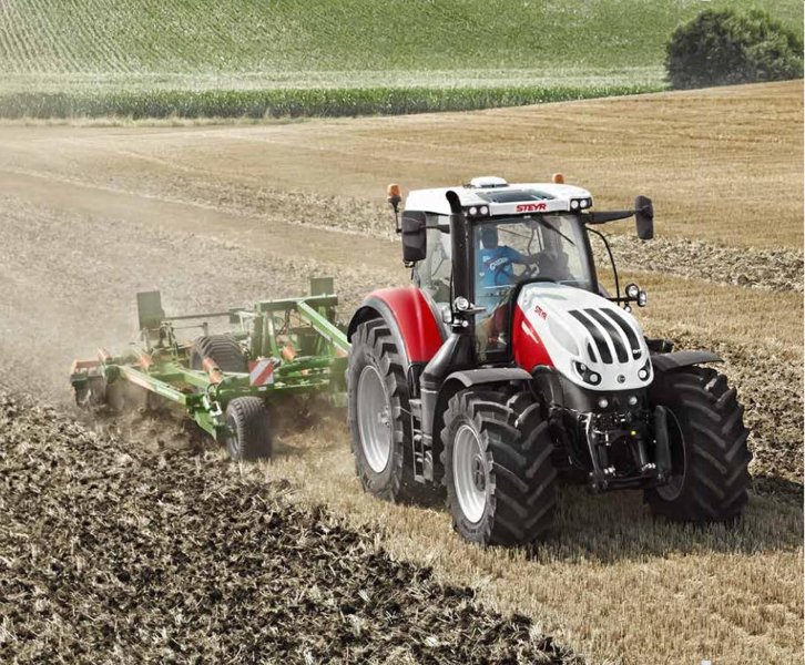 Тракторы с 4-х осевым Steyr 6270 Terrus CVT Komfort 88001