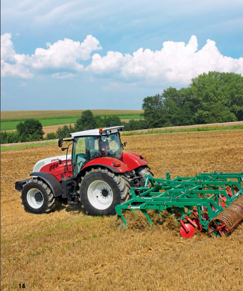 Тракторы с 4-х осевым Steyr CVT 6180 Profi 97484
