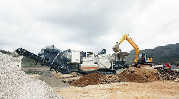 Установка для утилизации строительного мусора Metso Lokotrack LT 1213 SE 61530