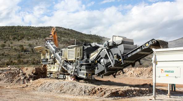 Установка для утилизации строительного мусора Metso Lokotrack LT 1213 SE 61531